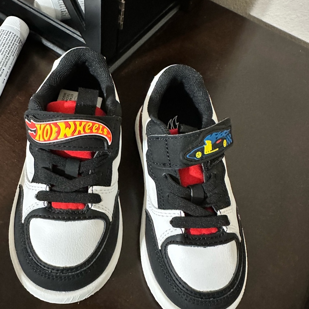 Black and White Kids Shoes